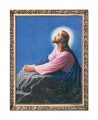 Obraz święty Jezus w Ogrójcu w ramie z ornamentem