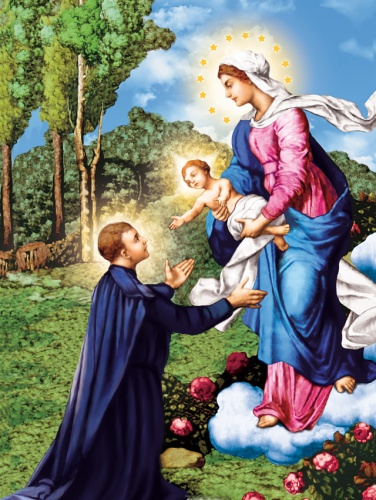 Plakat religijny wzór 037. Święty Stanisław Kostka.