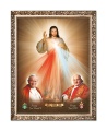 Obraz święty Papież Jan Paweł II, Święty Jan XXIII w ramie z ornamentem