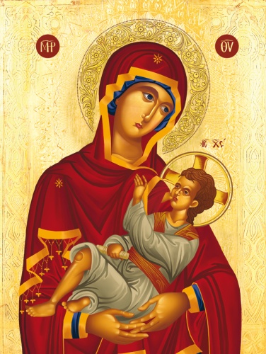 Plakat Religijny wzór 142. IKONA Matka Boska Karmiąca