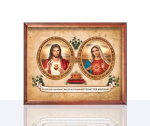 Obraz religijny Serce Jezusa i Serce Maryi
