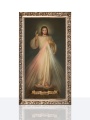 Obraz religijny Jezus Miłosierny - Jezu Ufam Tobie - rama ornament