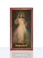 Obraz religijny Jezus Miłosierny - Jezu Ufam Tobie - rama drewniana
