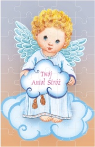 Puzzle - Anioł Stróż - 10 szt.