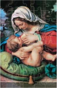 Puzzle - Matka Boża Karmiąca - 10 szt.