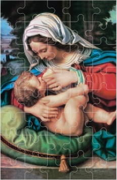 Puzzle - Matka Boża Karmiąca - 10 szt.