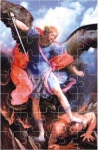 Puzzle - Michał Archanioł - 10 szt.