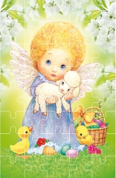 Puzzle Wielkanoc - 10szt