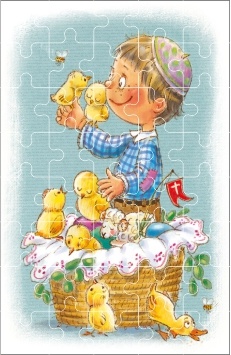 Puzzle na Wielkanoc - 10 szt.