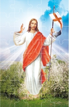 Puzzle z Wielkanocne Jezus Zmartwychwstały -