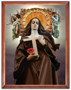 Obraz religijny Święta Rita