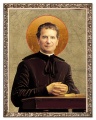Obraz religijny Święty Jan Bosko w ramie z ornamentem