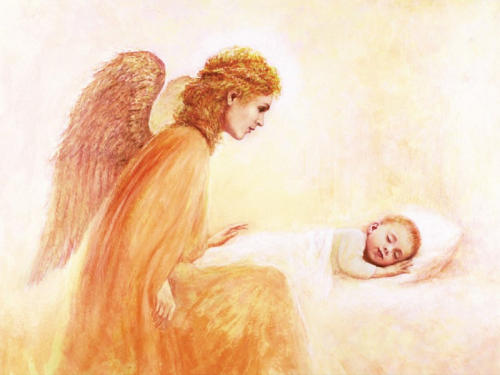Plakat Religijny wzór 113. Anioł Stróż