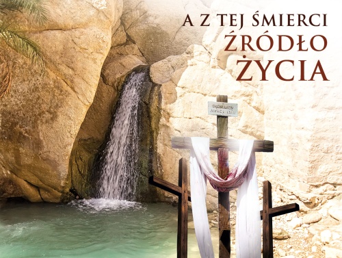 Tło do Grobu Pańskiego, źródło życia (155/140)