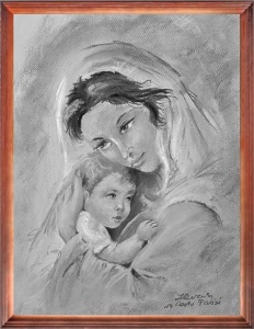 Obraz religijny Matka Boża z Dzieciątkiem Jezus