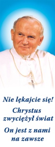 Baner Święty Jan Paweł II