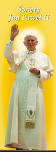Baner Święty Jan Paweł II 75x200cm