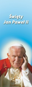 Baner Święty Jan Paweł II 75x200cm