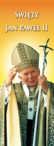Baner Święty Jan Paweł II 75x200cm