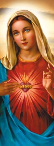 Baner Najświętsze Serce Maryi 75x200cm