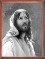 Obraz religijny Jezus Chrystus w drewnianej ramie