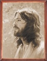 Obraz religijny Jezus Chrystus w drewnianej ramie