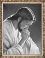 Obraz religijny Jezus Chrystus w ramie z ornamentem