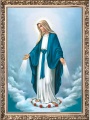 Obraz religijny Matka Boża Niepokalana w ramie z ornamentem