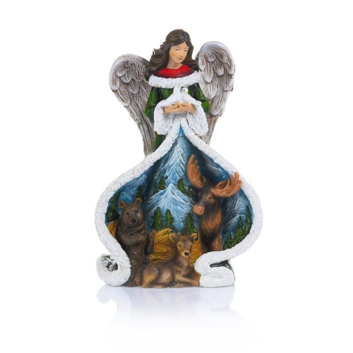 Figurka Anioł Stróż - zwierzęta - Szopka Bożonarodzeniowa - Decorato
