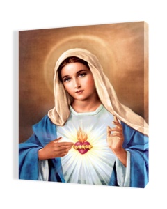 Obraz religijny na płótnie Serce Maryi