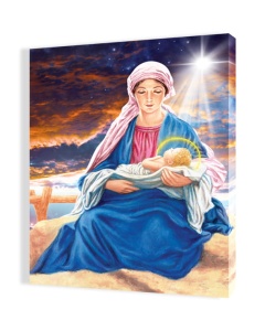 Obraz religijny na płótnie Matka Boża z Dzieciątkiem Jezus - Boże Narodzenie