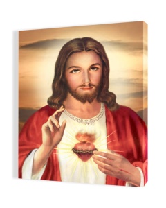 Obraz religijny na płótnie Najświętsze Serce Jezusa Chrystusa