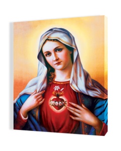 Obraz religijny na płótnie Niepokalane Serce Najświętszej Maryi Panny