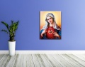 Obraz religijny na płótnie Niepokalane Serce Najświętszej Maryi Panny