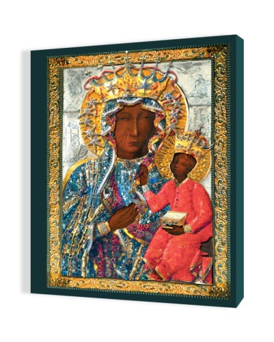 Obraz religijny na płótnie Matka Boża Częstochowska suknia wdzięczności