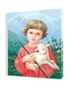 Obraz religijny na płótnie Jezus Chrystus z barankiem