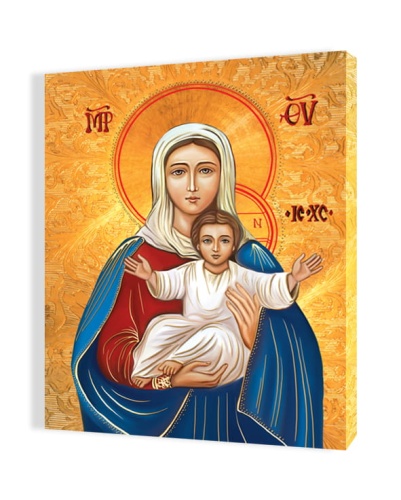 Obraz religijny na płótnie Matka Boża Tronująca