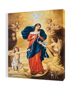 Obraz religijny na płótnie Matka Boża Rozwiązująca Węzły