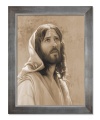 Obraz religijny Jezus Chrystus w ramie srebrnej