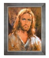 Obraz religijny Jezus Chrystus w ramie srebrnej
