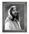 Obraz religijny Jezus Chrystus w ramie srebrnej