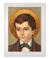 Obraz religijny Dominik Savio w ramie białej