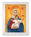 Obraz religijny Matka Boża Orantka w ramie białej