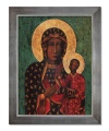 Obraz religijny Matka Boża Częstochowska w ramie srebrnej