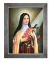 Obraz religijny Święta Teresa w ramie srebrnej