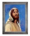Obraz religijny Jezus Chrystus w ramie srebrnej