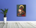 Obraz religijny na płótnie Matka Boża i Kardynał Wyszyński