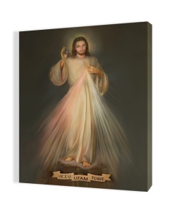 Obraz religijny na płótnie Jezus Miłosierny - Jezu Ufam Tobie