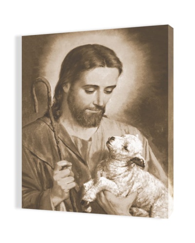 Obraz religijny na płótnie Jezus Chrystus Dobry Pasterz
