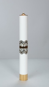 Świeca ołtarzowa biała 31/40/2 B